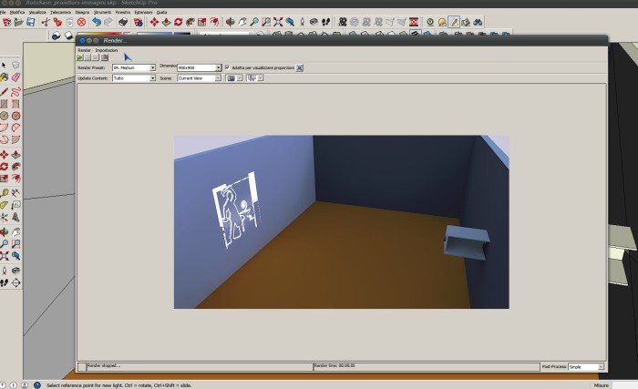 render finale sala cinema
